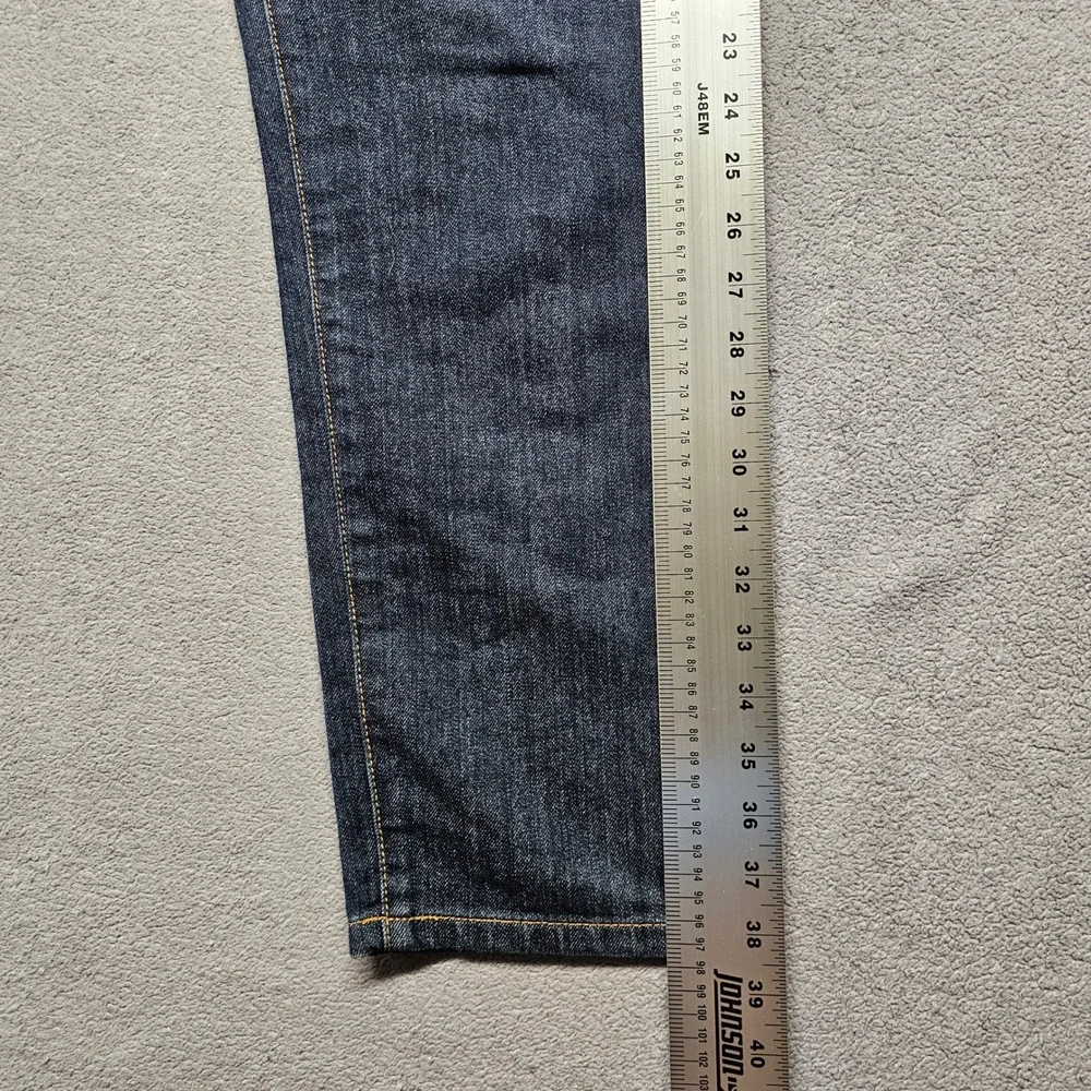 Michael Kors Jeans Womens 14 Blue Denim Stretch Slim Fit Straight Leg Streetwear